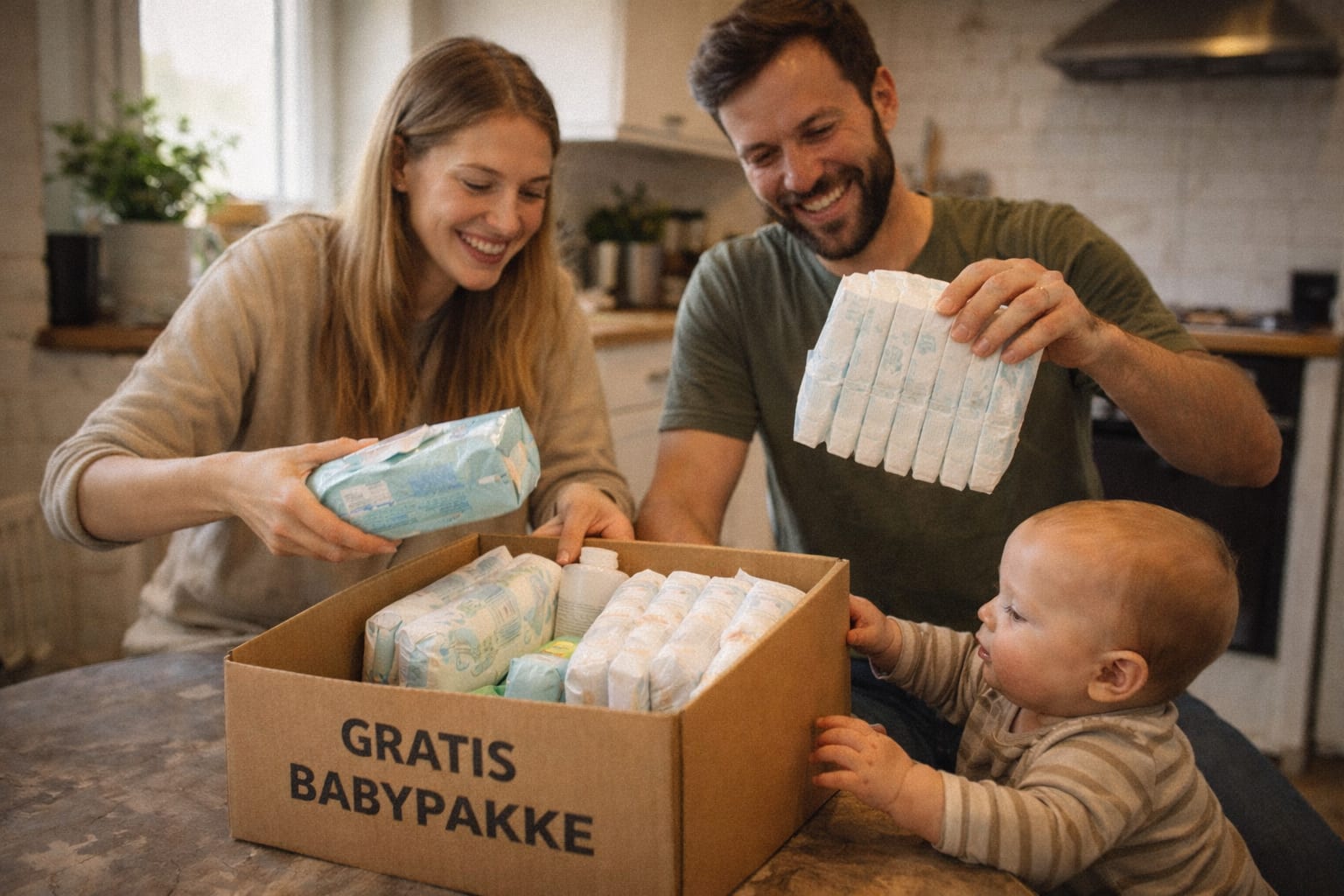 Gratis babypakker i 2026 og babypakker - Samlet overblik