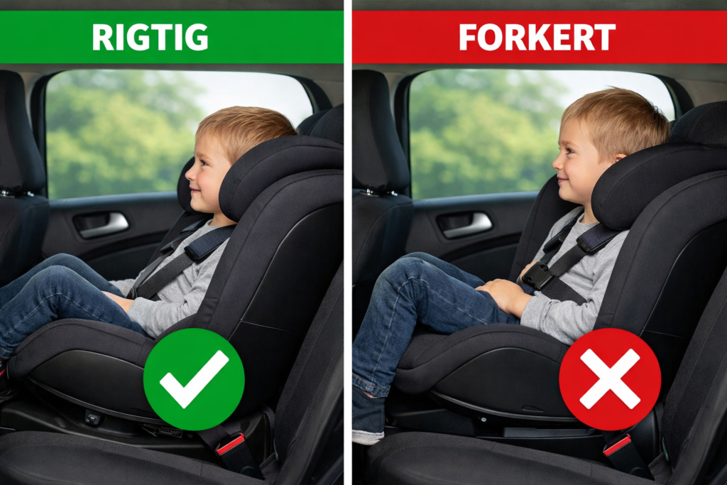 Sådan vælger du den rigtige størrelse bagudvendt autostol