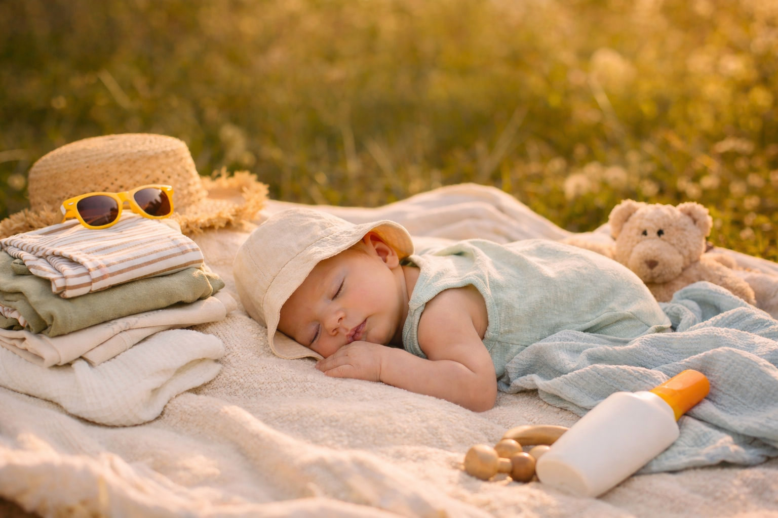 tøj til nyfødt sommerbarn