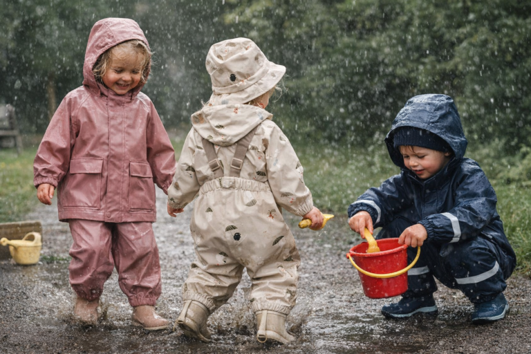 Bedste regntøj børn