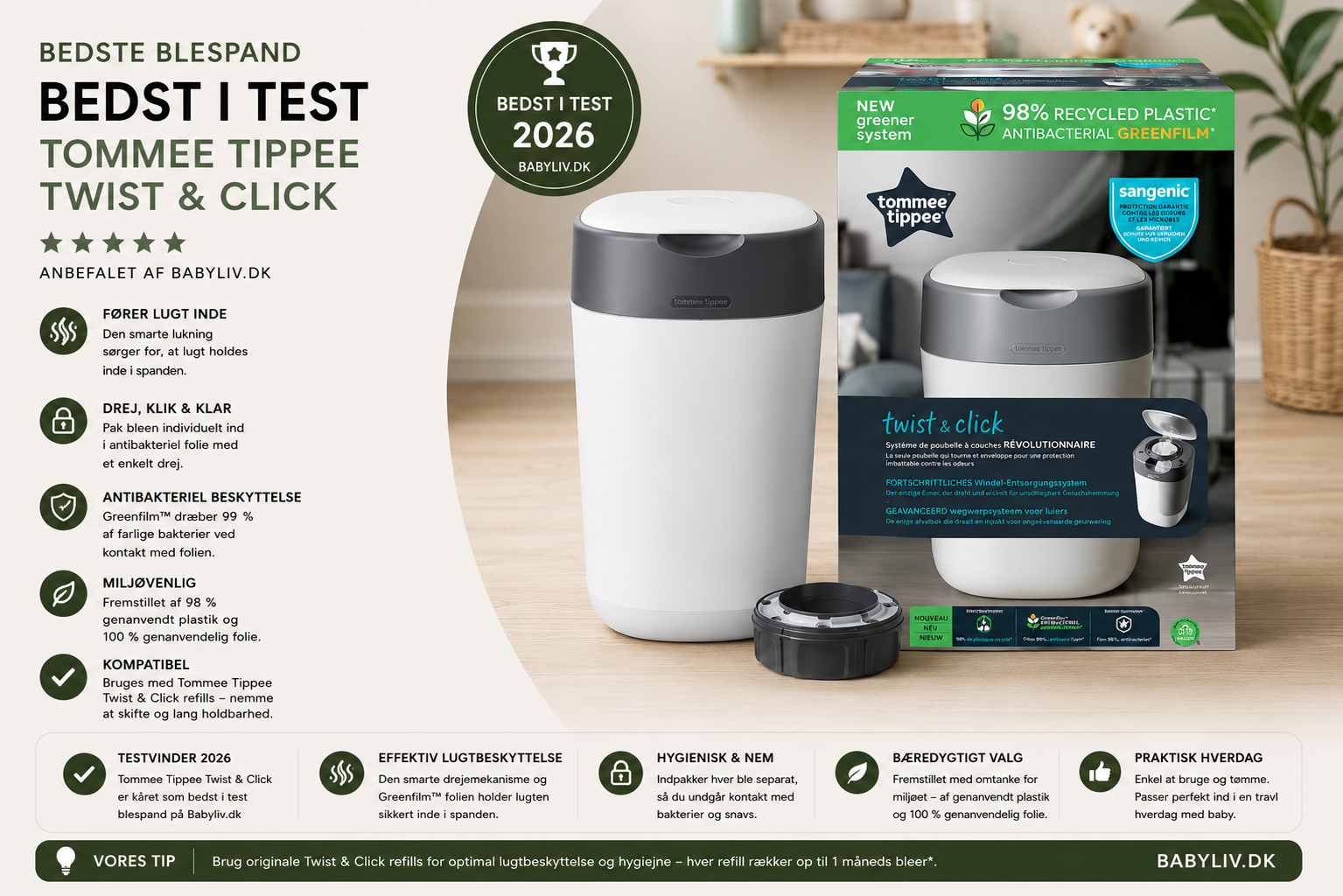 Bedste blespand - Bedst i test