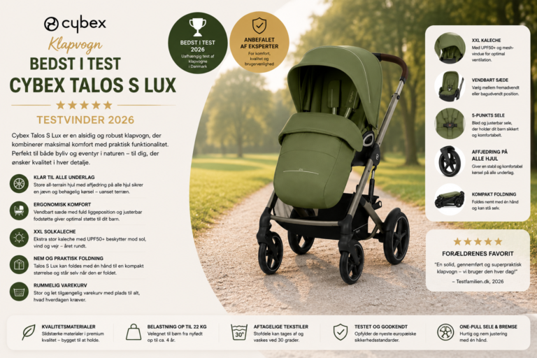 Cybex Talos S Lux Klapvogn - Klapvogn bedst i test