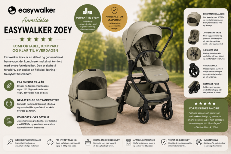 Easywalker Zoey anmeldelse - En kompakt kombivogn til byliv