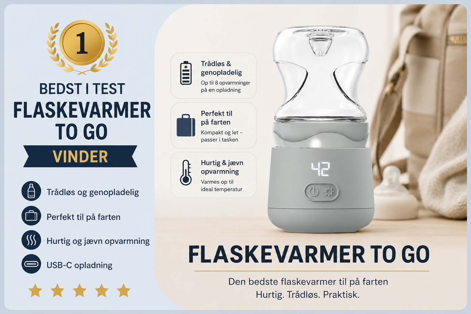 Flaskevarmer to go