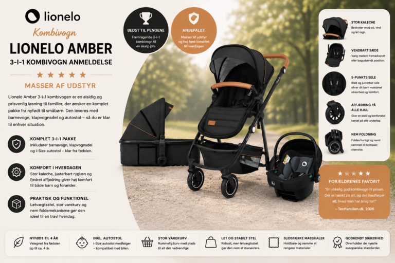 Lionelo Amber 3-i-1 kombivogn anmeldelse