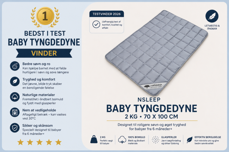 Tyngdedyne baby bedst i test