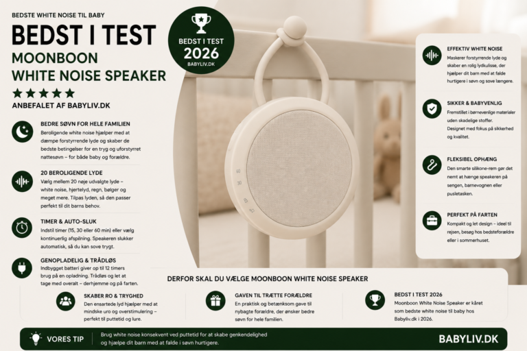 Bedste white noise til baby